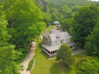 Open! One of a Kind Hot Springs Home!  Creek and Hot Tub!  Gather together!