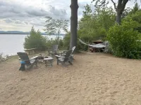 Lakefront home on Ossipee Lake with dock and gorgeous views