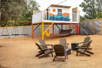 ★DesertGold Playhaus★3BD StarGazing Retreat| FirePit| BBQ| Yoga| GameRoom★