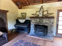 Historic 1914 Stone Cabin + Private Trails & Creek
