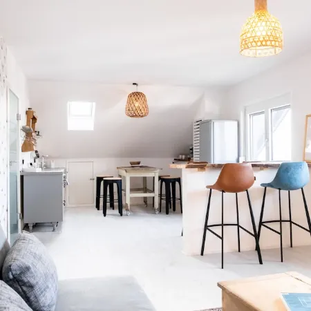 Ferienwohnung Lindau mit Seeblick und Alpenblick, Ruhig Gelegen mit Terrasse
