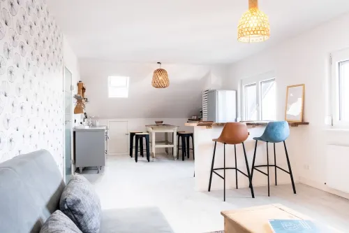 Ferienwohnung Lindau mit Seeblick und Alpenblick, Ruhig Gelegen mit Terrasse
