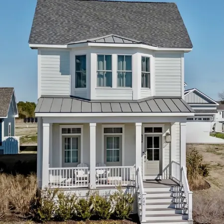 Wave Haven @ Cape Charles, a new house near a private beach & nature preserve.