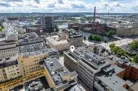 1Br Penthouse with Sauna & Private Rooftop Terrace