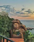 Lucky Monkey Hotel - vue sur la montagne