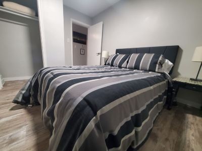 Modern Private 1Bdrm Apt. w/Free Prkg + Fast Wi-Fi. Pet-Friendly!