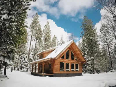 Cozy Log Cabin on 3 Acres Near Lassen Volcanic National Park Các khách sạn gần Subway Cave