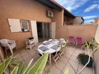 Charming pavilion 5-6 people 200m from the beach