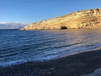 Luxury apartment in Crete with private pool, sea and mountain views.