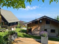 Chalet with fabulous view of Lake Geneva close to Piste and Telecabin