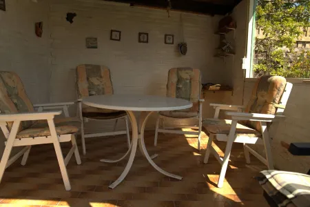 Gezellig vakantiehuisje in centrum Zoutelande met eigen parkeerplaats en tuin