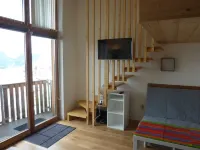Apartment 4-5 sleeps, with mezzanine. Unobstructed view due West, Wifi