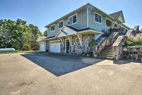 Hot Tub & Sauna! 7-Acre Coastal Michigan Home - 3-Star