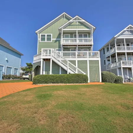 Manteo Waterfront Resort Home w/ 30-ft Dock!