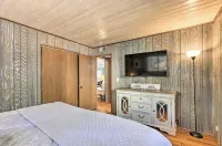 Fall Season at Our Cabin Home Backing Preserve with Deck, Grill and Gas Fire Pit