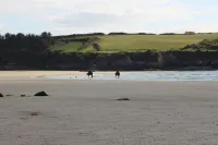 2-person house with sea view 600 meters from the beach Hotels in Plomodiern