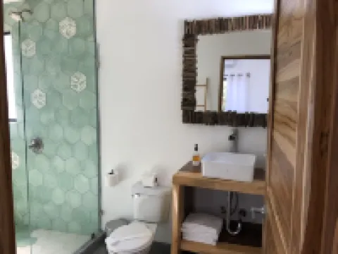 Honeymoon apt with mini fridge and pool view