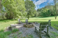 Cozy Creekside Cabin w/ Fire Pit & Views! - 3-Star