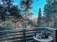 Les Cabanes Dans les Bois Logis Hôtel - Bergblick