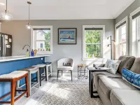Walk to Dtwn Charlevoix Condo with Fireplace Hotels in Charlevoix