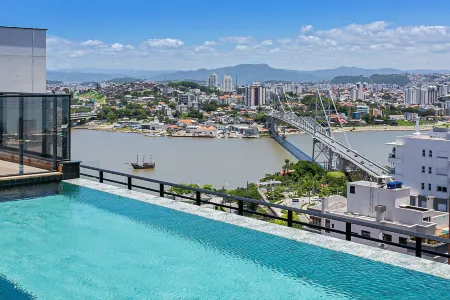 Studios Tower by Viva - Prédio Com Piscina e Estacionamento No Centro de Floripa