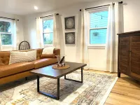 Experience History in an original Carriage House located behind a Colonial home.