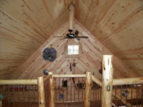 Copper Cabin offers peace and privacy in the woods!