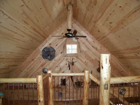 Copper Cabin offers peace and privacy in the woods!