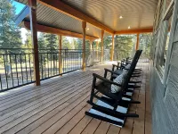 Modern Cabin w/ Hot Tub, Swings, Fire Pit, & Kayaks