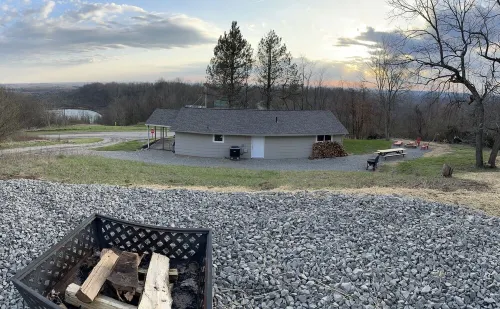 Renovated cottage w/incredible views of 54000 acres of public recreational land.