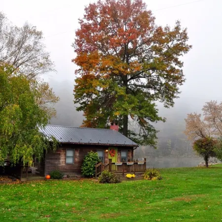 Your Get away in a Modern Creekside  Cottage Directly on Pine Creek & Rail Trail