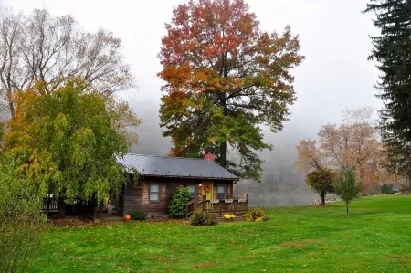 Your Get away in a Modern Creekside  Cottage Directly on Pine Creek & Rail Trail