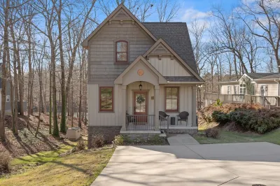 Insta-Worthy Lakefront Home w/ Dock + Fire Pit & Game Room
