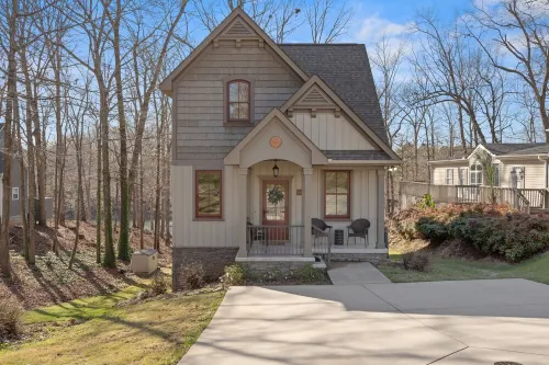 Insta-Worthy Lakefront Home w/ Dock + Fire Pit & Game Room