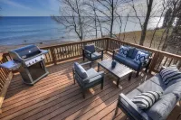 Sisu Shores: Lakefront Home with Private Beach and Wood Burning Sauna