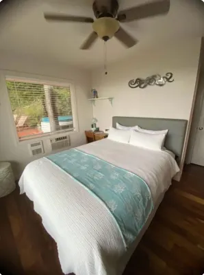 Cozy hidden gem tucked away where the mountains meet the sea.