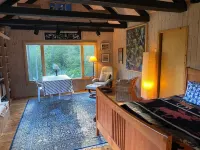 Secluded Forest Retreat With The Little Devil Track River Running Through.