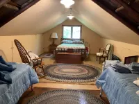 Bainbridge Island Water's Edge Log Cabin just feet from the beach!  Pet Friendly Hotels in Bainbridge Island