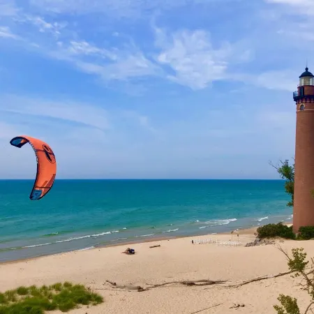Beachin Lighthouse Villa at Silver Lake Sand Dunes and Little Sable Lighthouse