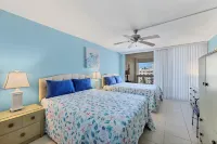 Palm Bay 5th Floor on the Beach Sunsets from the Open Lanai, Two Queen Beds.