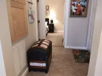 Lakeside condo on Clear Lake with marina.