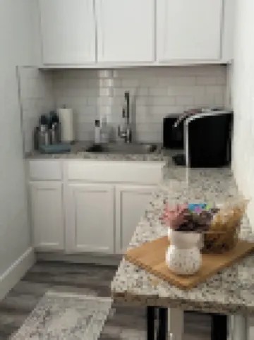 Newly renovated cozy cottage, located in the backyard of my home.