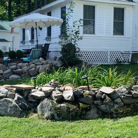 Glamorous cottage-glamping at Sebago Lake