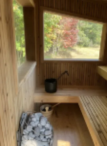 Welcome to ZenFrieda. Escape to the country and enjoy our sauna/cold tub area! Hotels in Dunn County