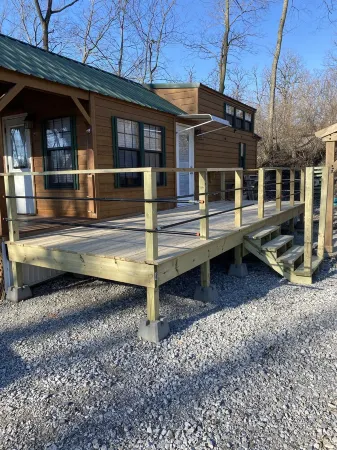 This cabin for adults with a sense of adventure . Romantic setting for adults !