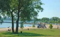 Walk everywhere in the adorable village of Suttons Bay.