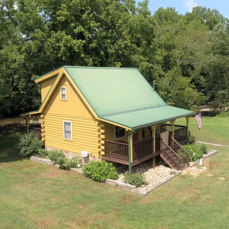 Yellow Cabin on the River 2 Bedroom Cabin by RedAwning