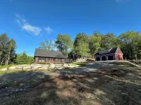 Cozy Modern 4 Bedroom Log Cabin on 45 Secluded Acres in the Berkshires