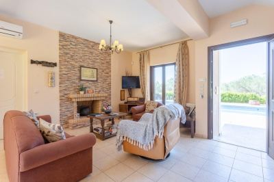 Villa Villa Eufrosini Large Private Pool Walk to Beach Sea Views A C Wifi Car Not Required - 2301 Photo