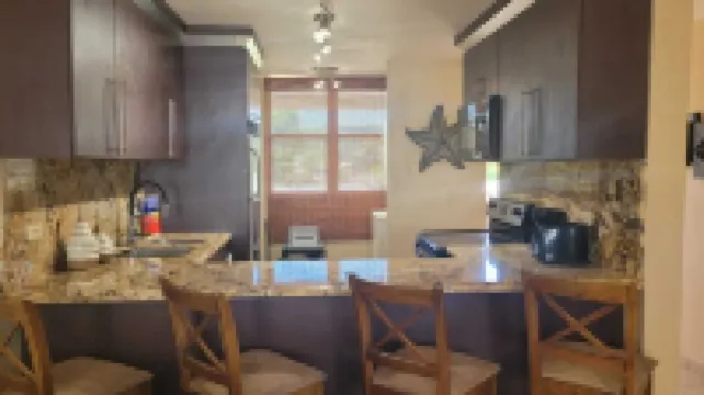 Beautiful sunsets & steps from the beach! Comfortable apartment, great location!